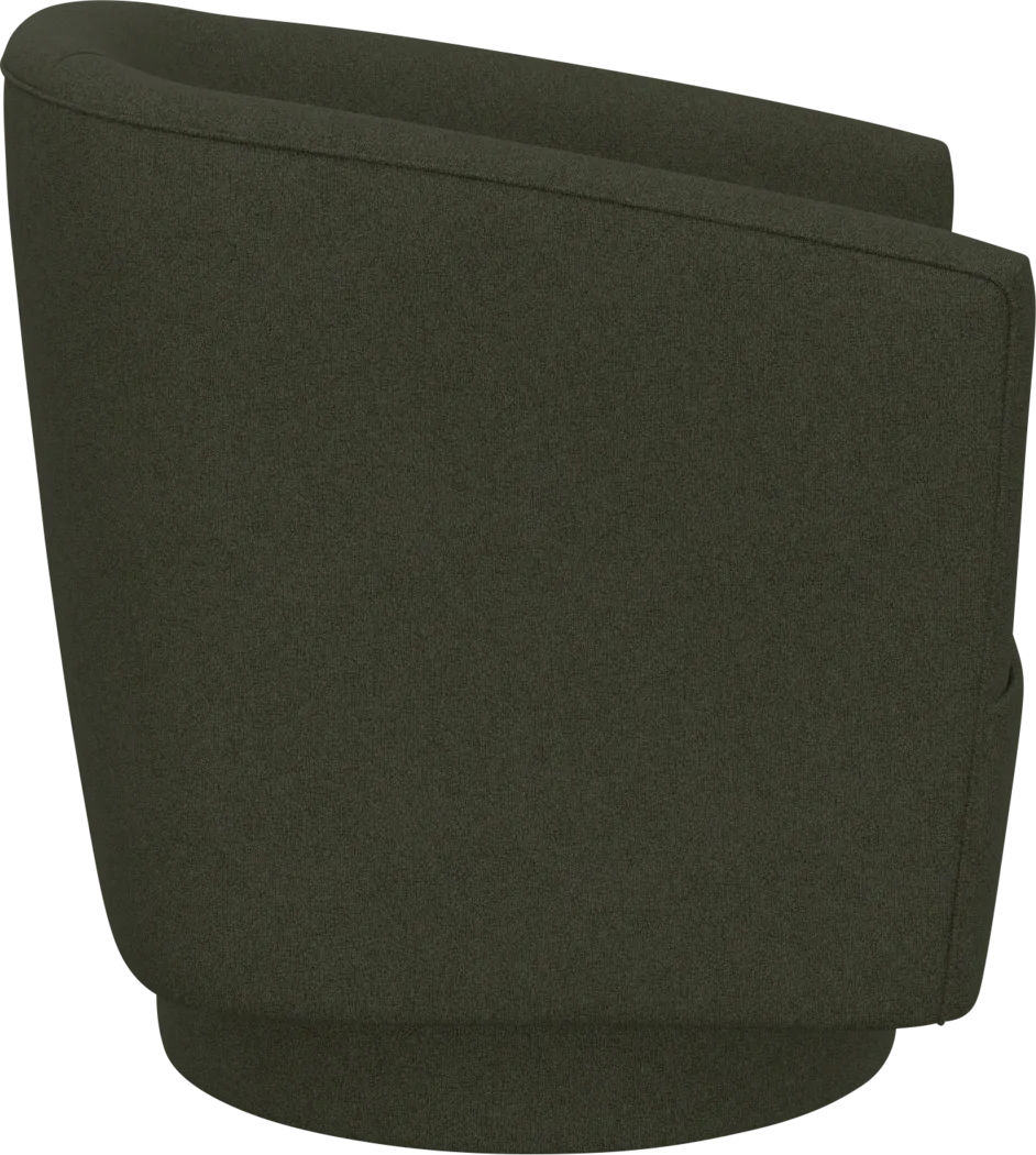 Lemree Green Swivel Accent Chair - Thumbnail - Image 4