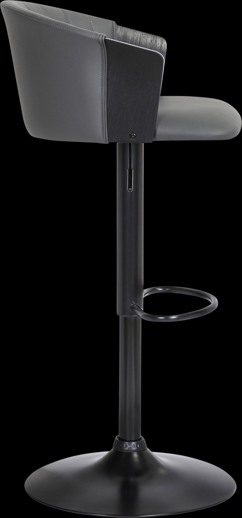 Lemsea Gray Adjustable Barstool - Thumbnail - Image 5
