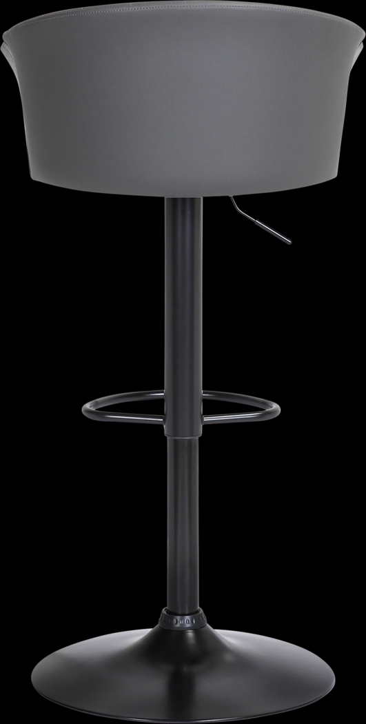 Lemsea Gray Adjustable Barstool - Thumbnail - Image 6