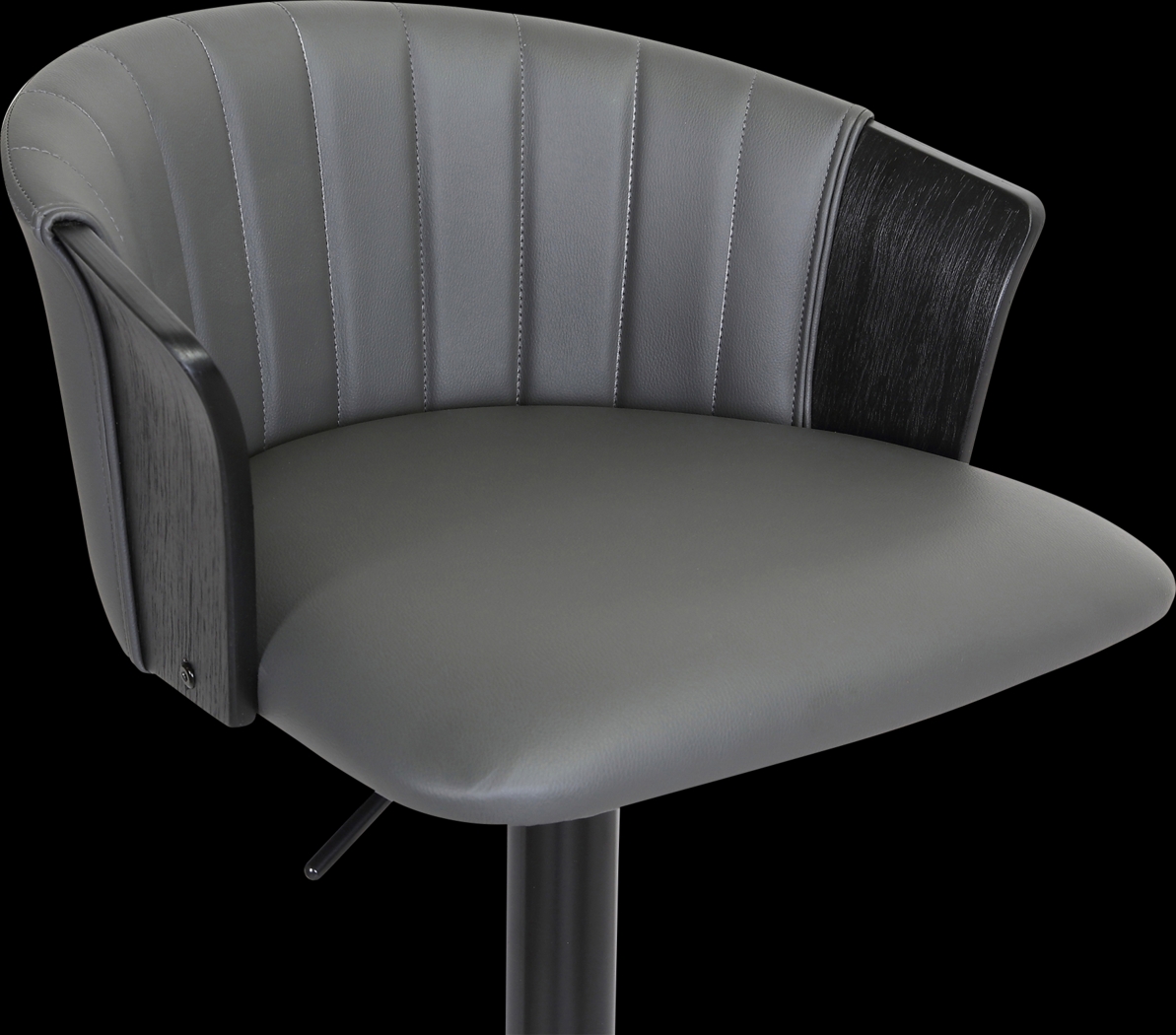Lemsea Gray Adjustable Barstool - Thumbnail - Image 7