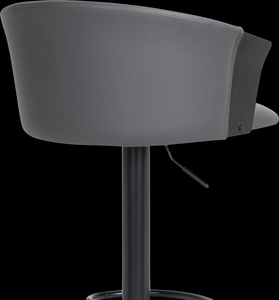 Lemsea Gray Adjustable Barstool - Thumbnail - Image 8