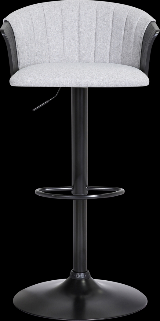 Lemsea Gray Adjustable Barstool - Thumbnail - Image 3