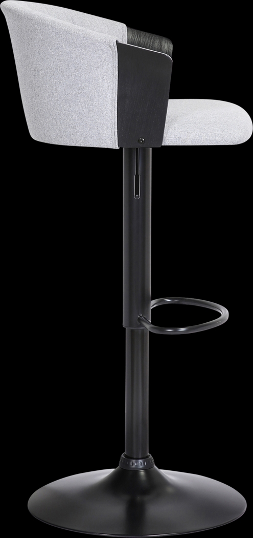 Lemsea Gray Adjustable Barstool - Thumbnail - Image 4