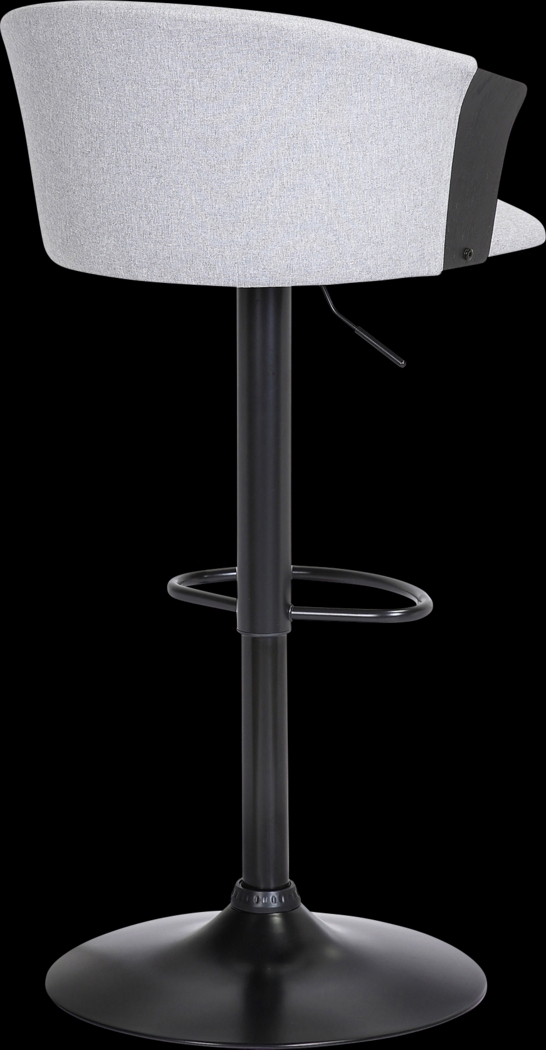 Lemsea Gray Adjustable Barstool - Thumbnail - Image 5