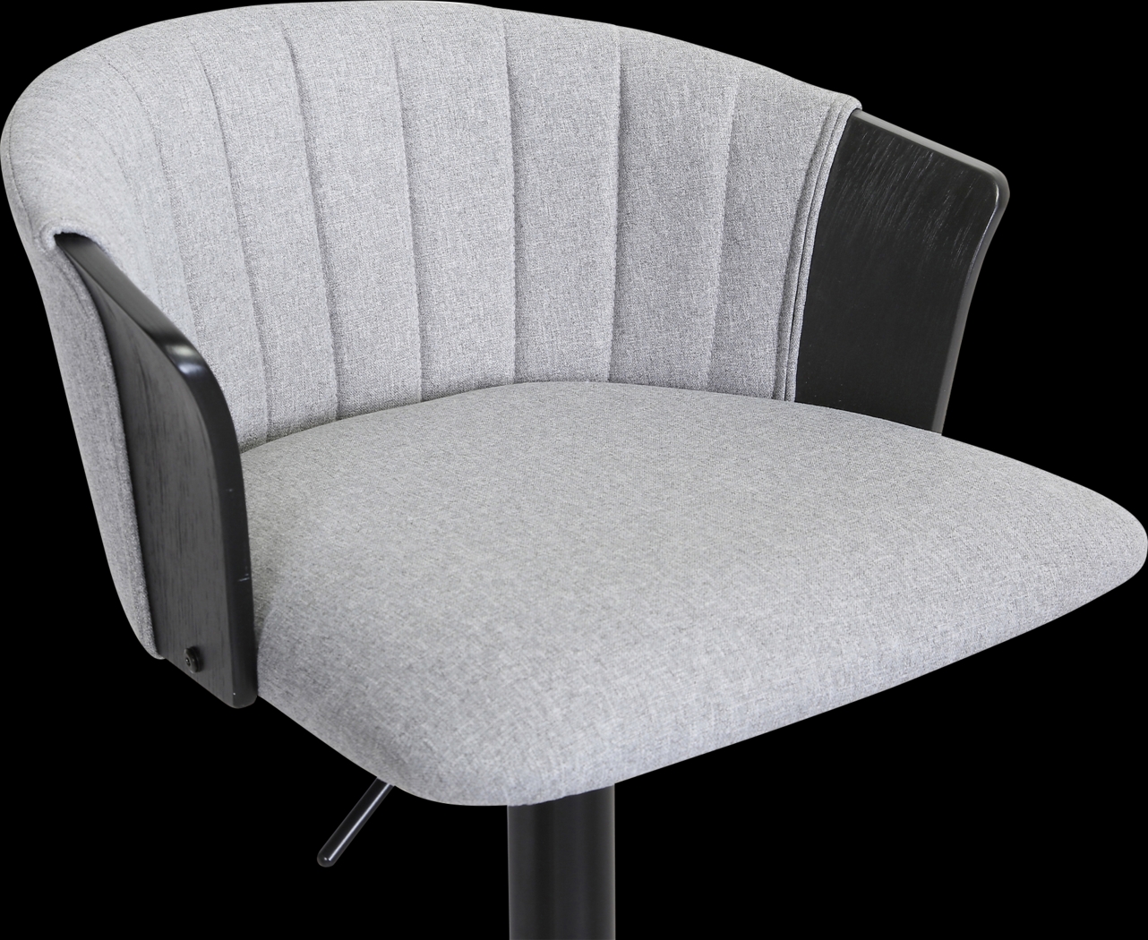 Lemsea Gray Adjustable Barstool - Thumbnail - Image 7