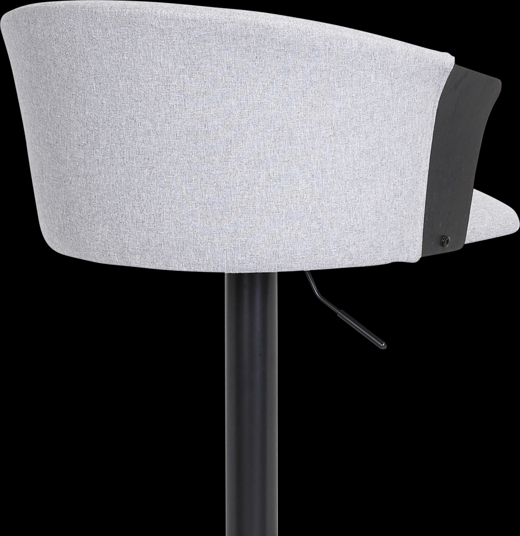 Lemsea Gray Adjustable Barstool - Thumbnail - Image 8
