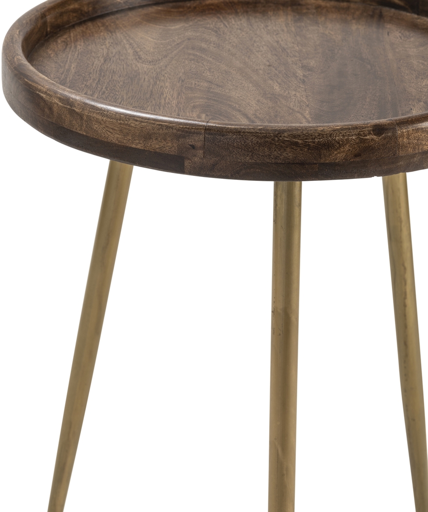 Lenafor Brown Accent Table - Thumbnail - Image 2