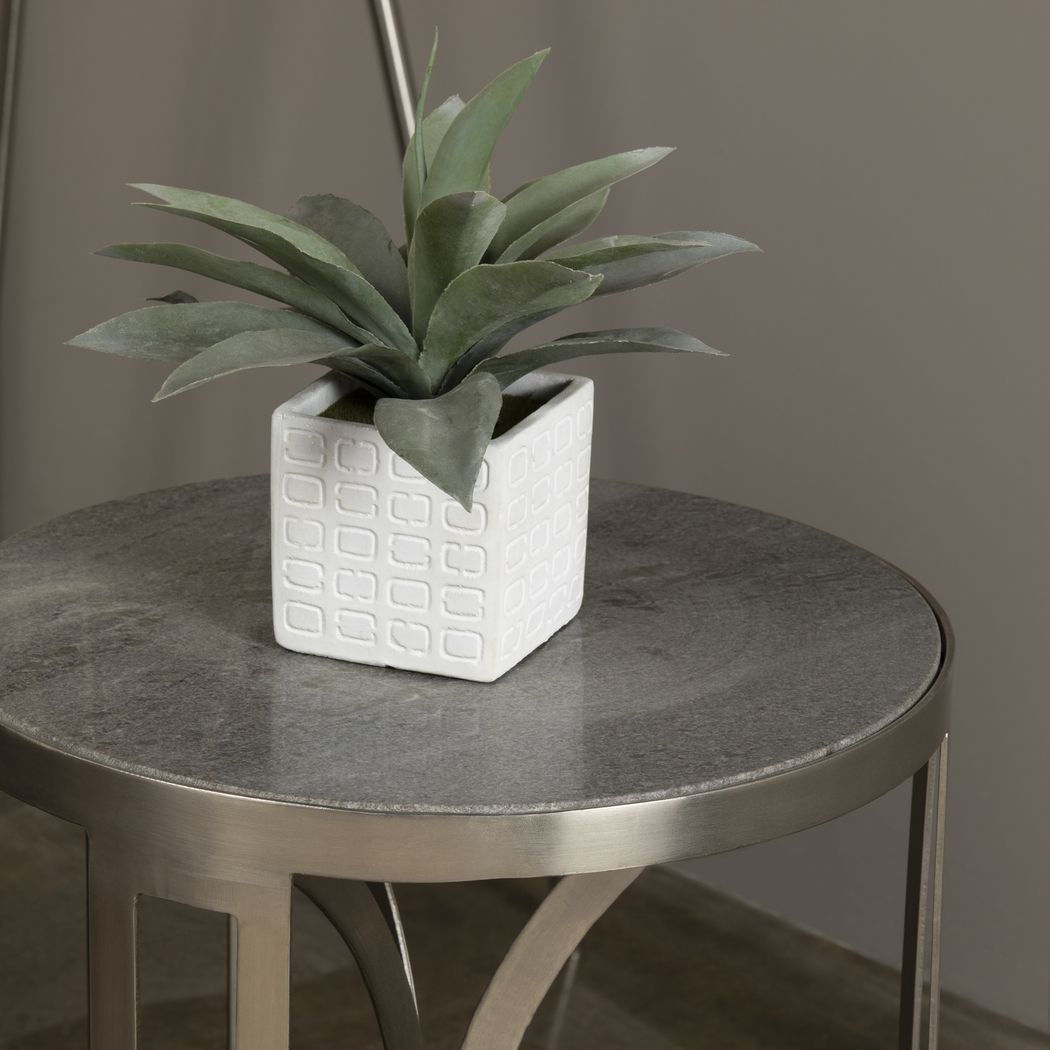 Lenalas Gray Accent Table - Thumbnail - Image 2