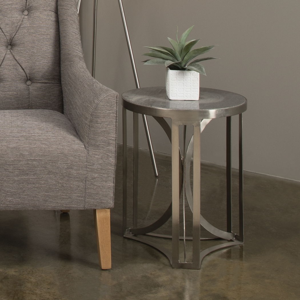 Lenalas Gray Accent Table - Thumbnail - Image 3