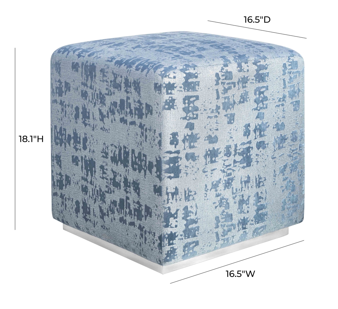 Leneri Blue Ottoman - Thumbnail - Image 6