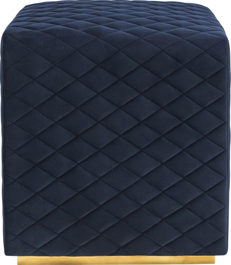 Leneri Navy Ottoman - Thumbnail - Image 2