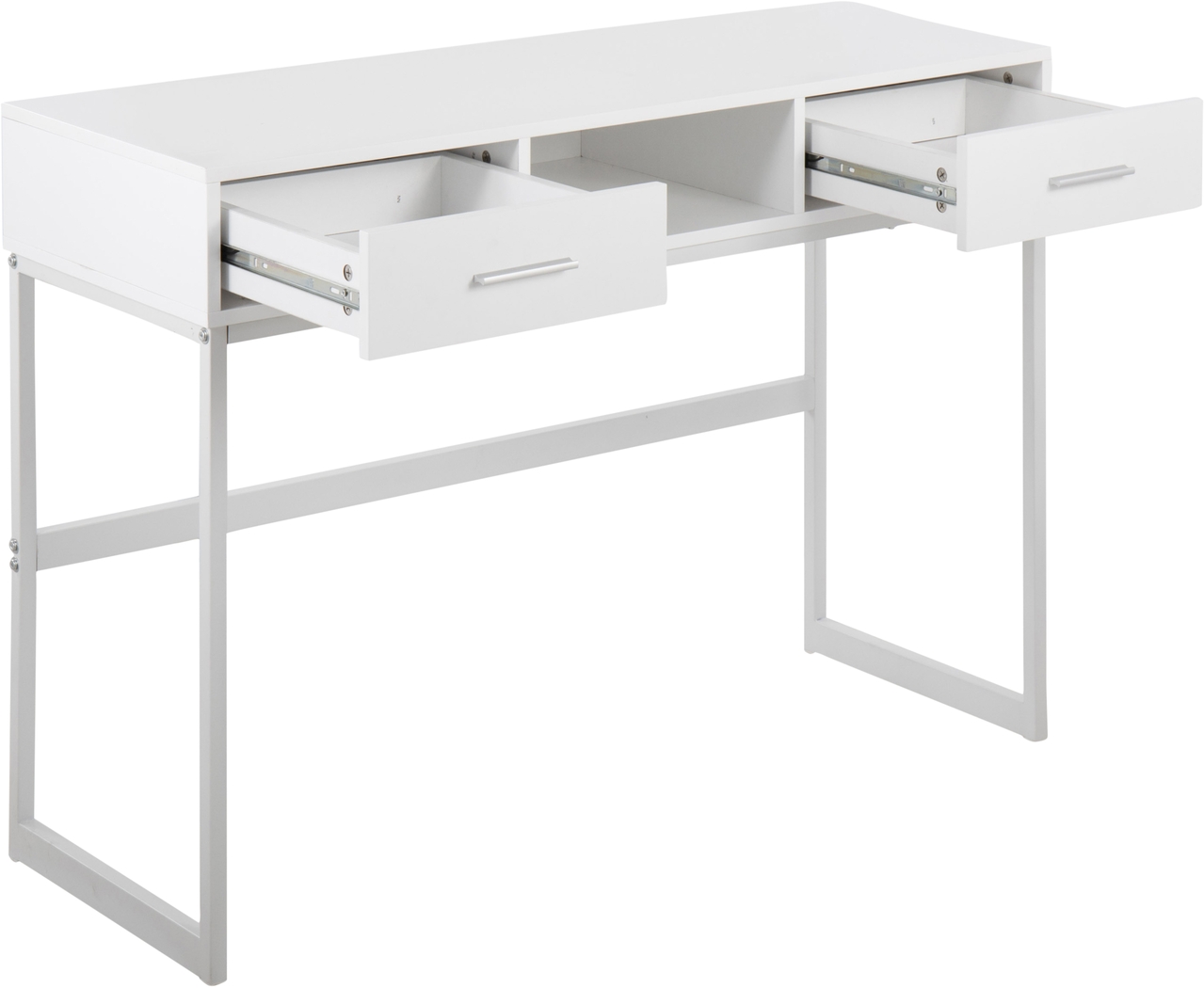 Leneva White Sofa Table - Thumbnail - Image 6
