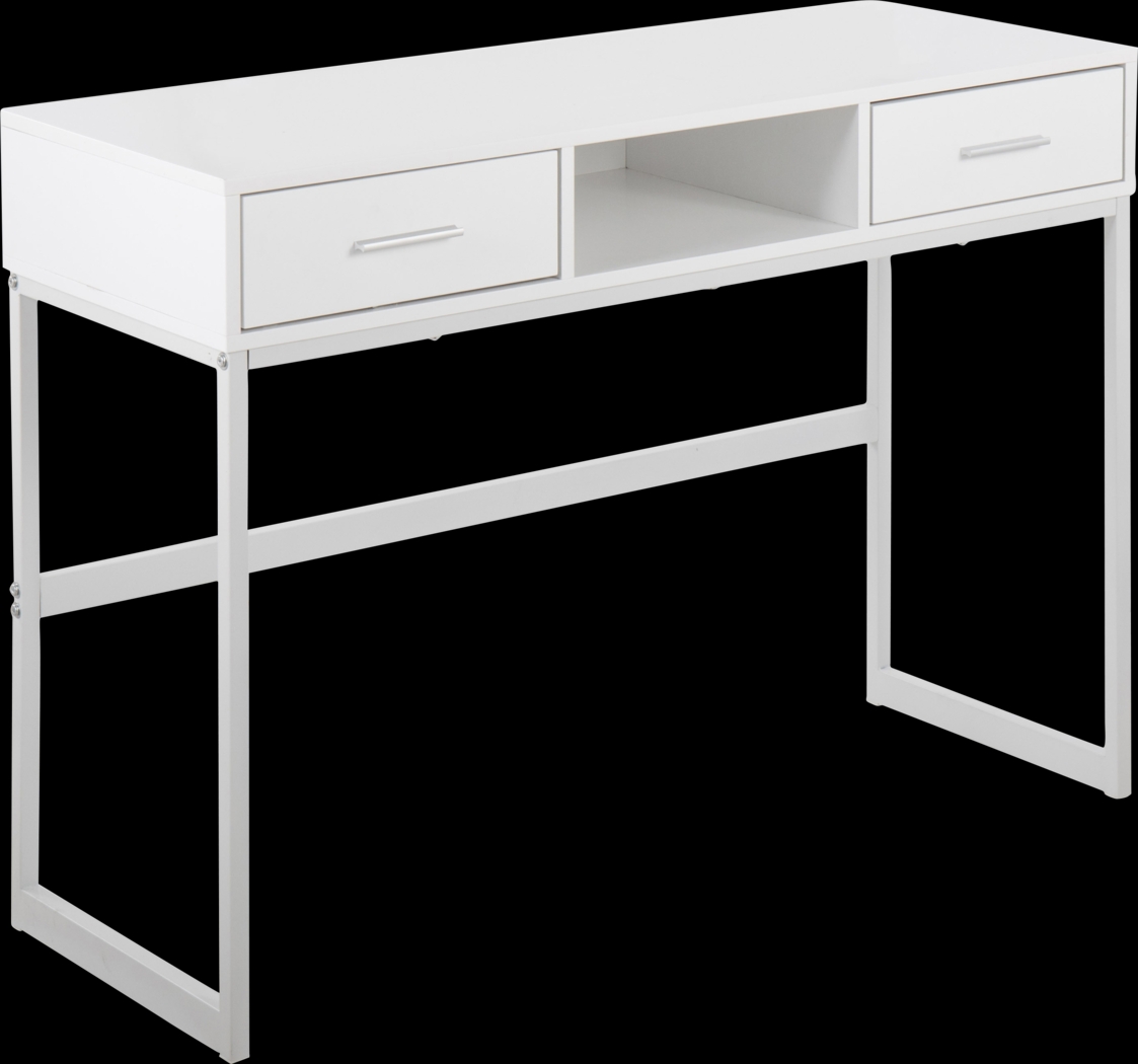 Leneva White Sofa Table - Thumbnail - Image 1