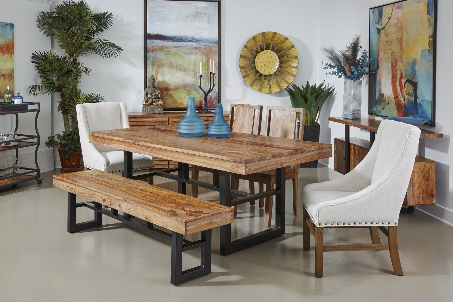 Lenlake Brown Dining Table - Thumbnail - Image 2