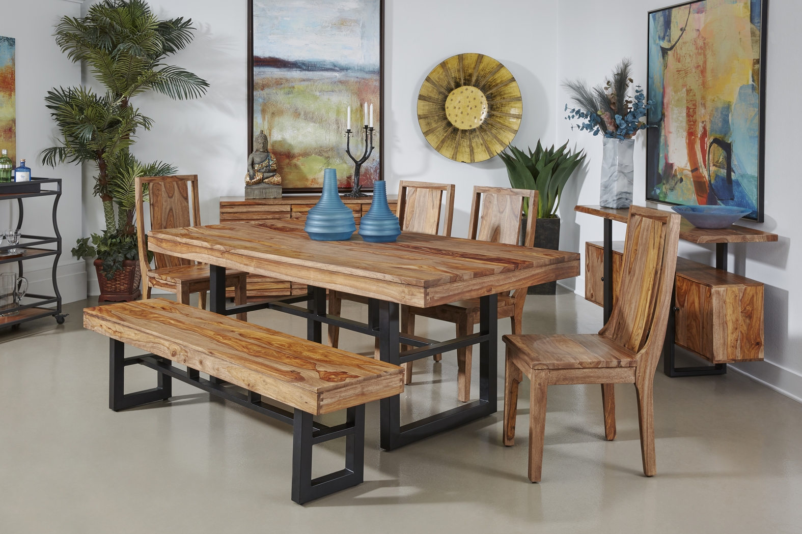 Lenlake Brown Dining Table - Thumbnail - Image 3
