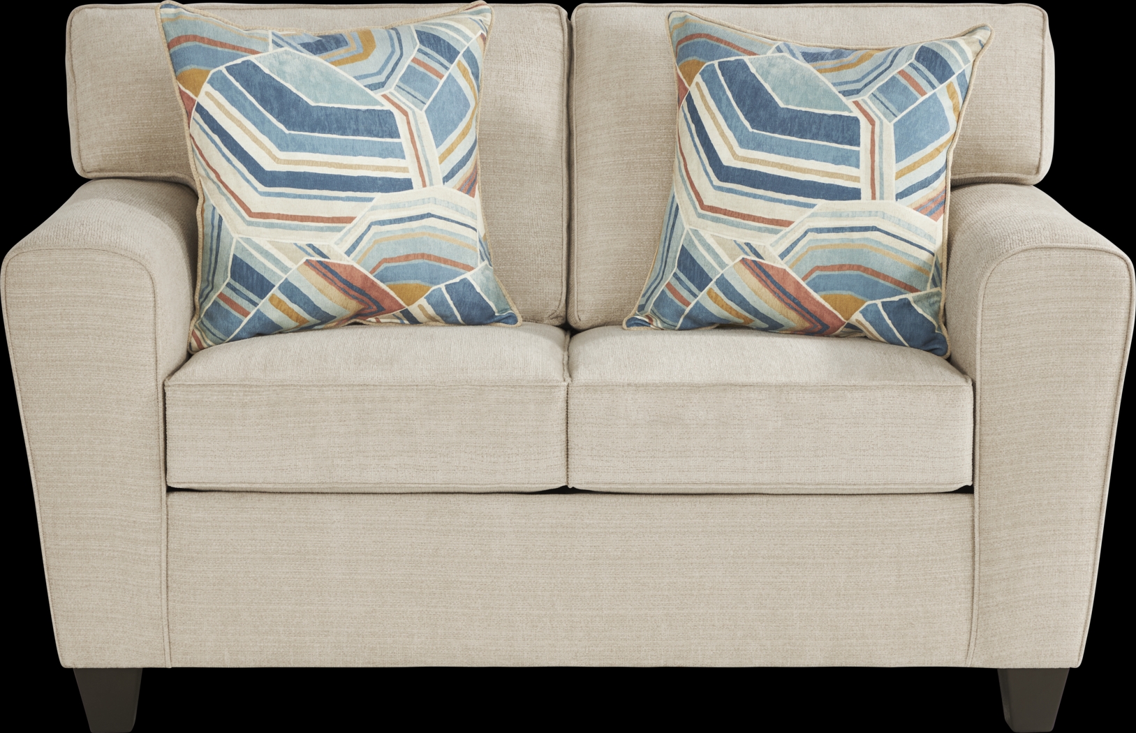 Lennon Beige Loveseat - Thumbnail - Image 1