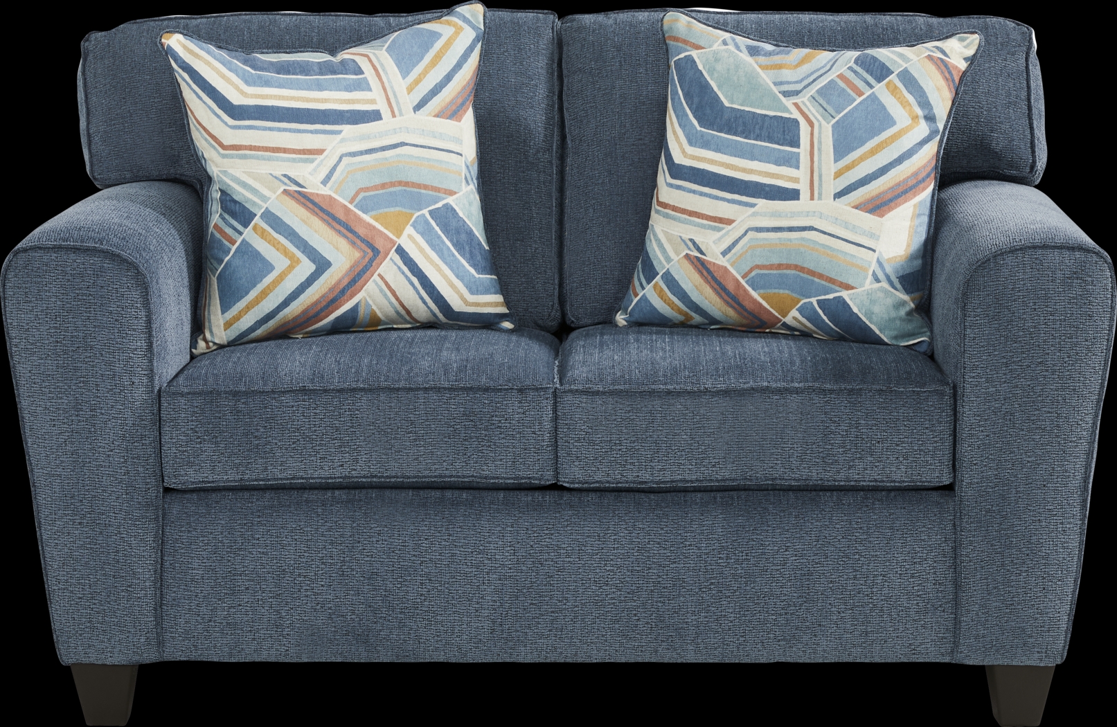 Lennon Navy 8 Pc Living Room with Gel Foam Sleeper Sofa - Thumbnail - Image 6