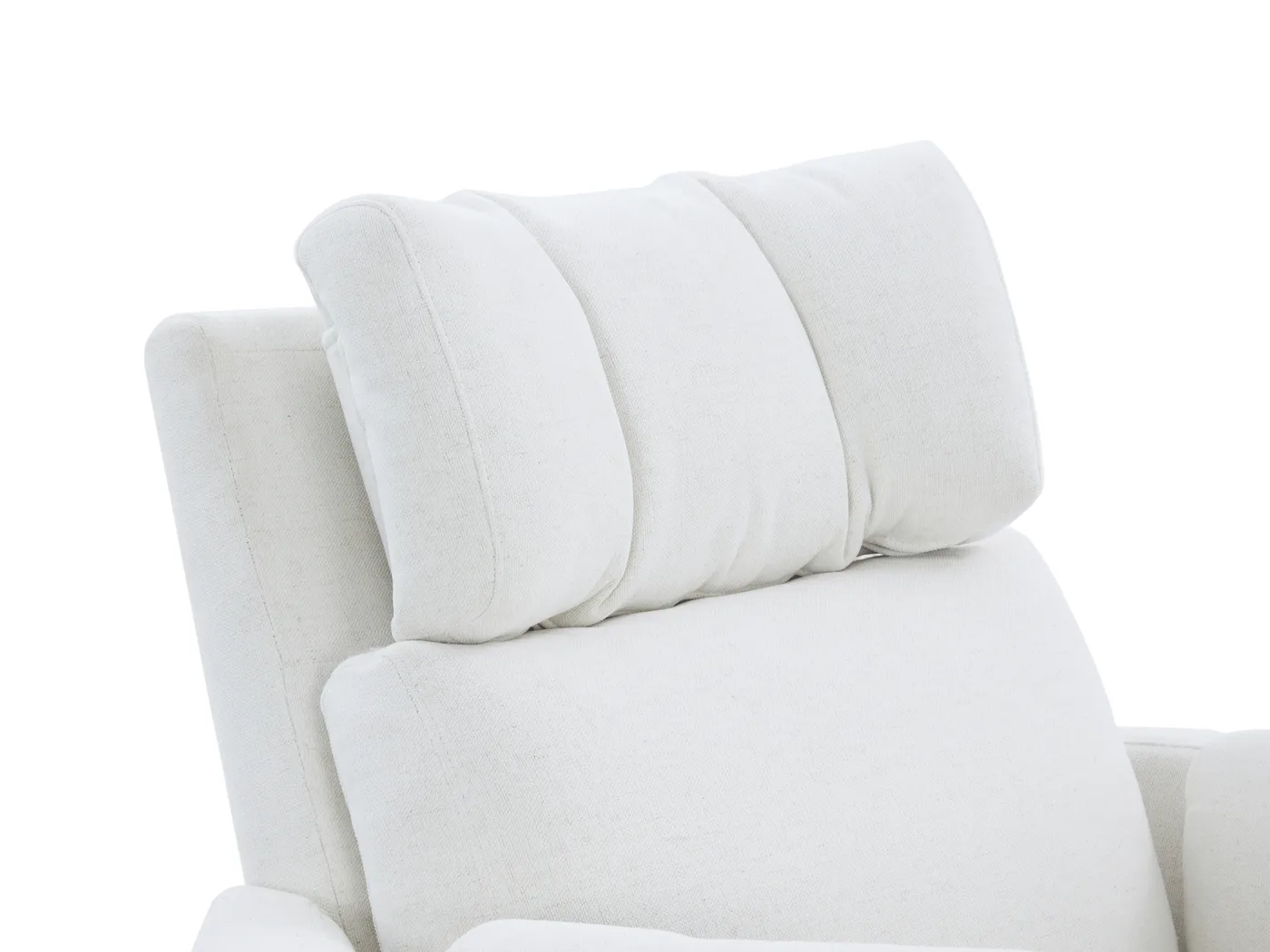 Lennox 2.0 Ivory Power Glider Recliner with Swivel - Thumbnail - Image 8