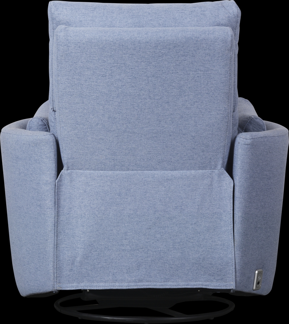 Lennox Chambray Power Glider Recliner - Thumbnail - Image 4