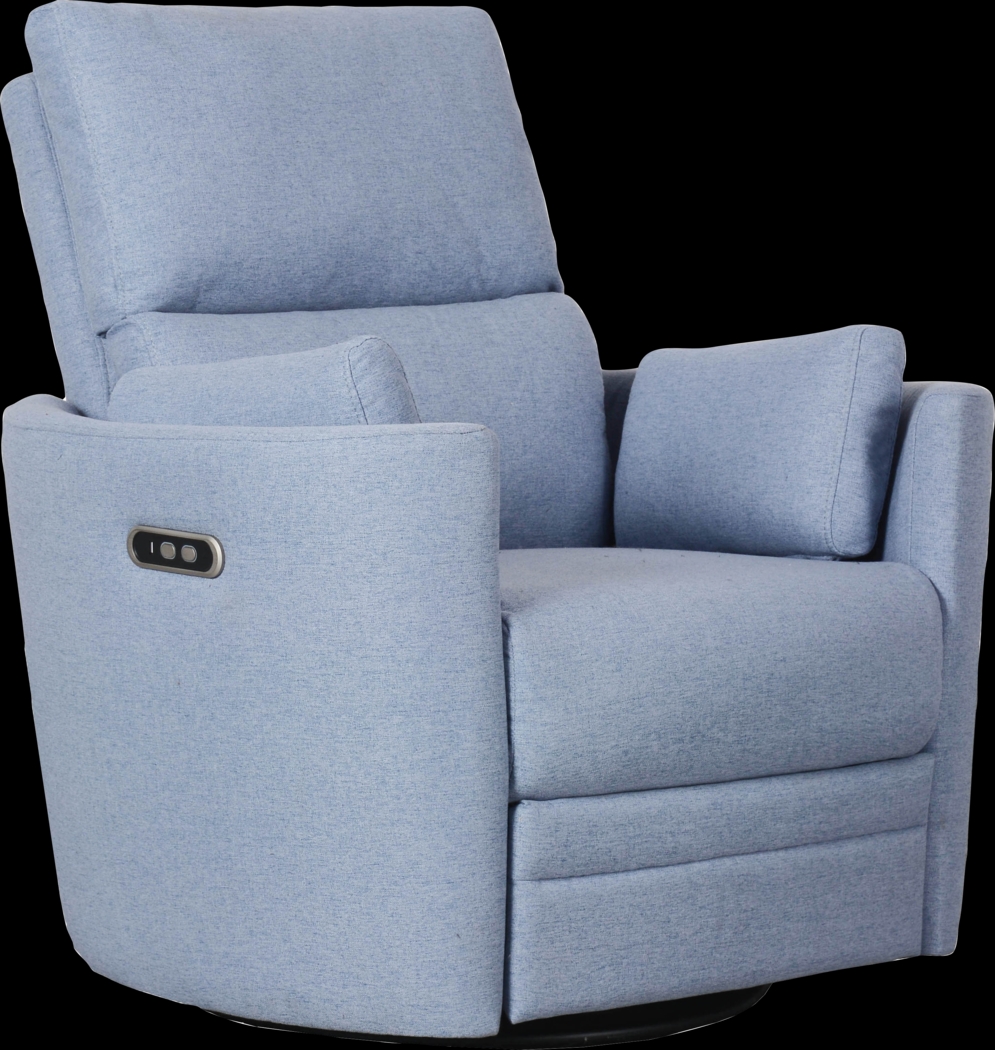 Lennox Chambray Power Glider Recliner - Thumbnail - Image 1