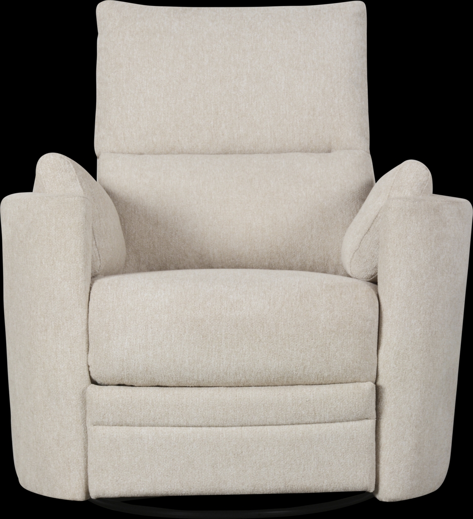 Lennox Ivory Power Glider Recliner - Thumbnail - Image 3
