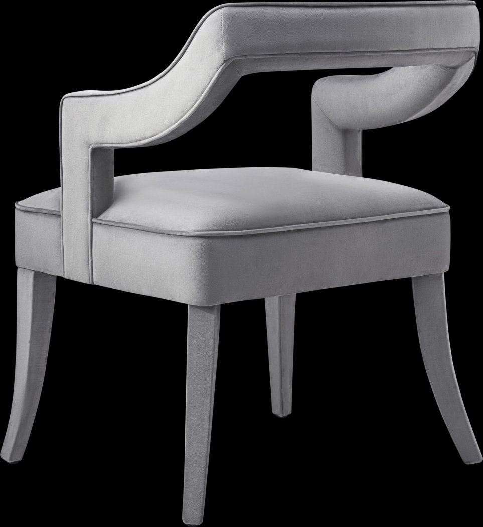 Lenorelle Gray Arm Chair - Thumbnail - Image 3