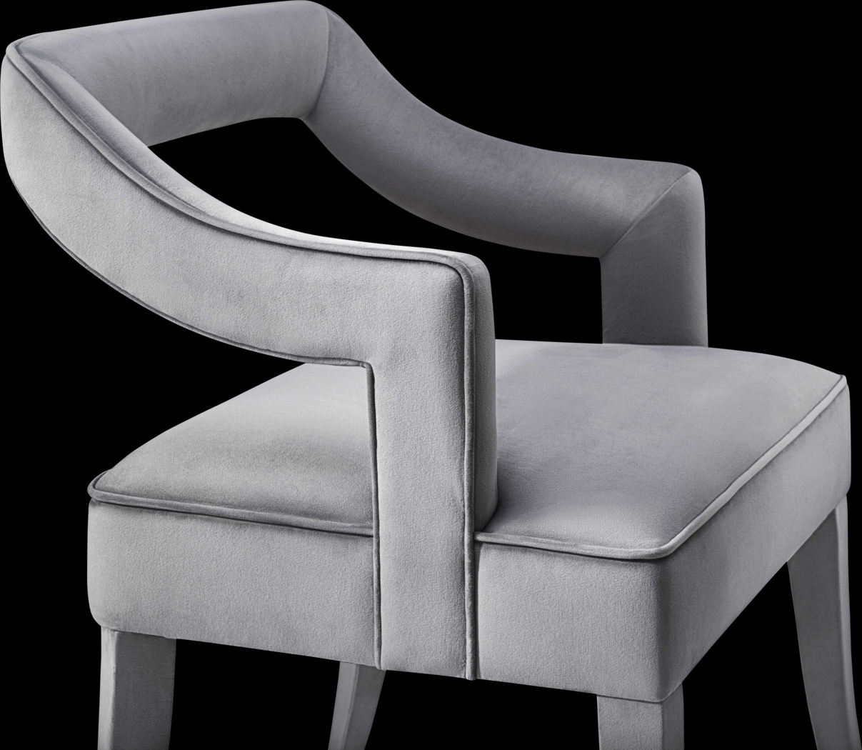 Lenorelle Gray Arm Chair - Thumbnail - Image 4
