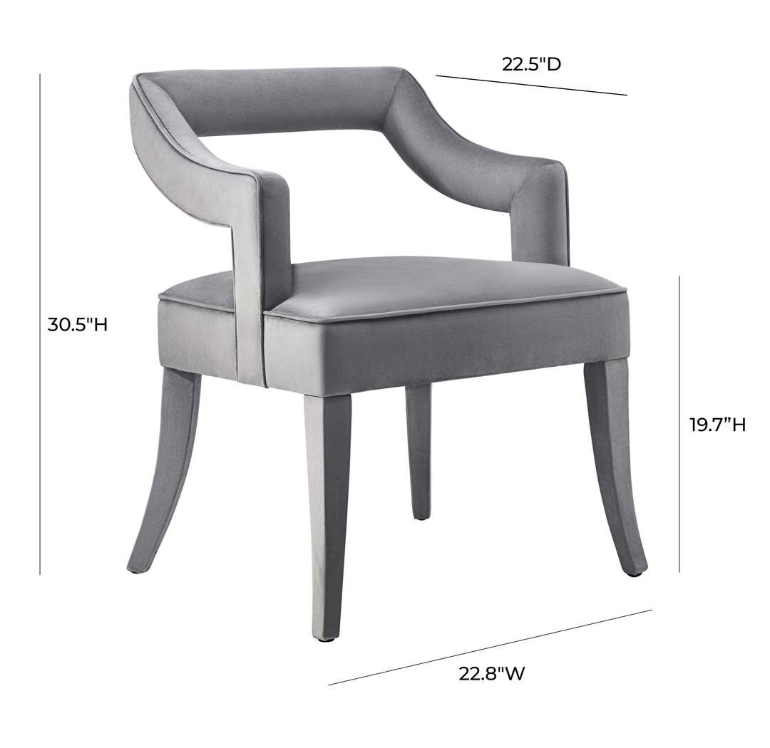 Lenorelle Gray Arm Chair - Thumbnail - Image 8