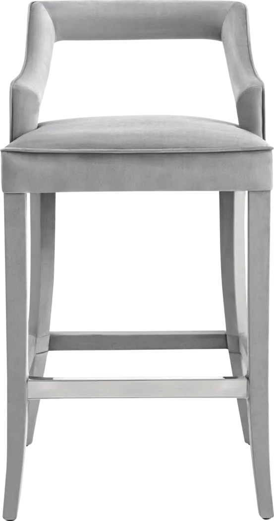 Lenorelle Gray Barstool - Thumbnail - Image 2