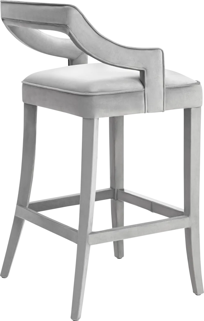Lenorelle Gray Barstool - Thumbnail - Image 3