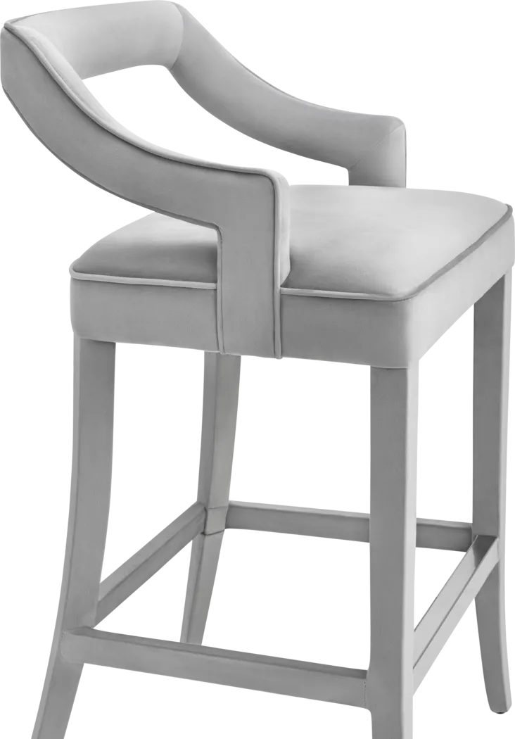 Lenorelle Gray Barstool - Thumbnail - Image 4