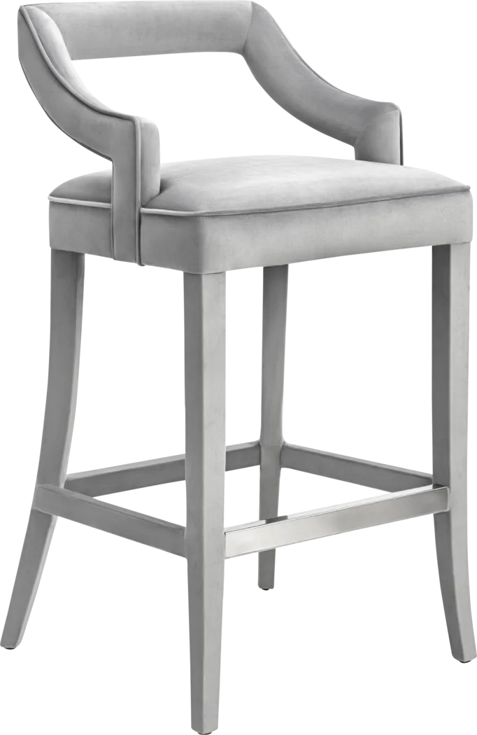 Lenorelle Gray Barstool - Thumbnail - Image 1