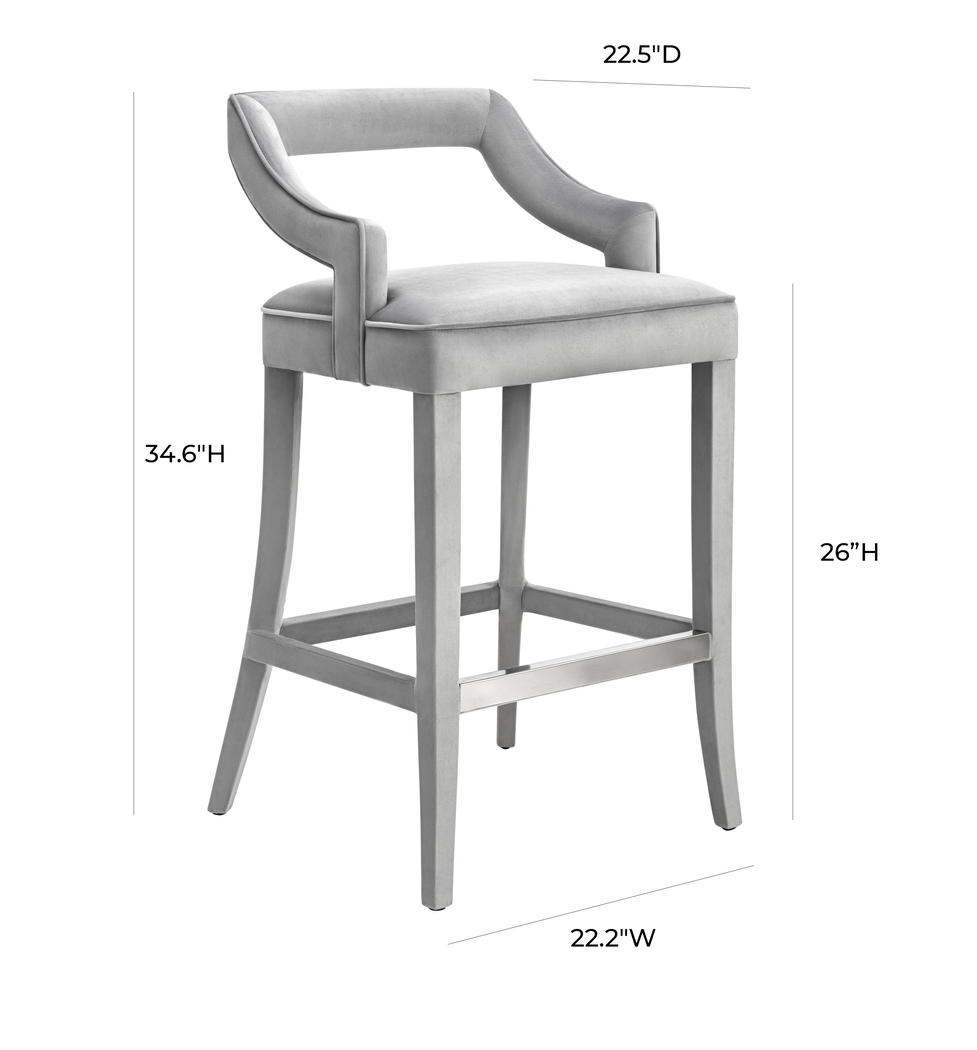 Lenorelle Gray Counter Height Stool - Thumbnail - Image 7