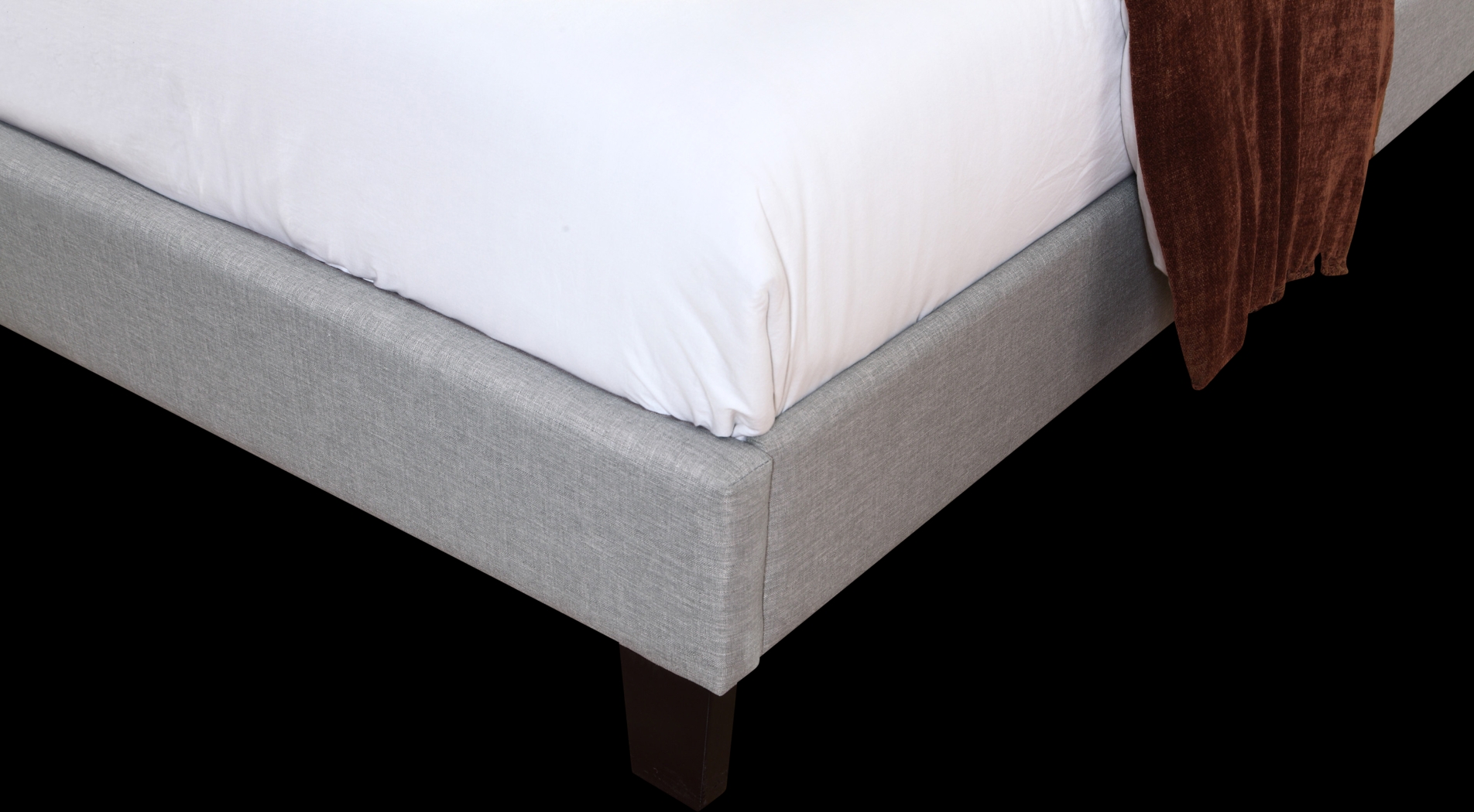 Lenosa Gray Queen Upholstered Bed - Thumbnail - Image 5