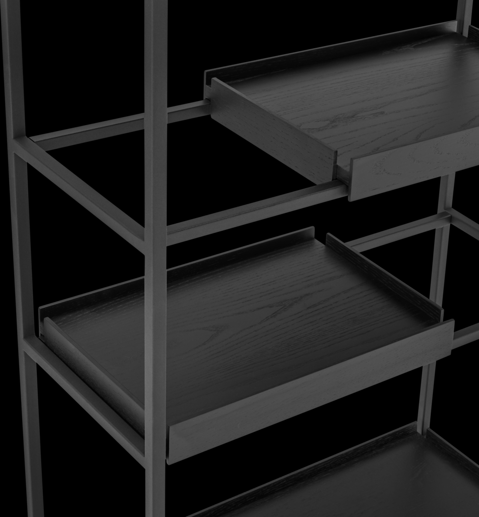 Leopardcast I Black Bookcase - Thumbnail - Image 6