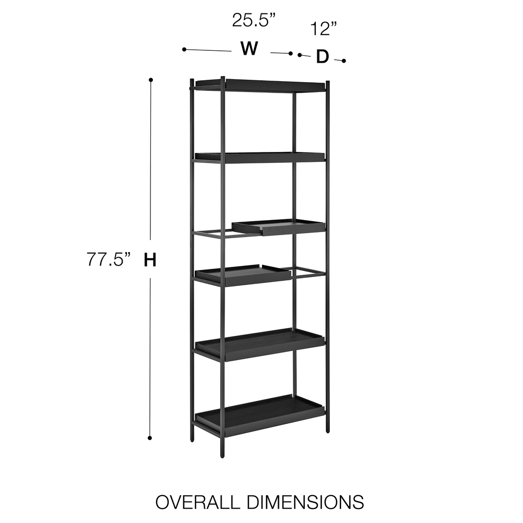 Leopardcast I Black Bookcase - Thumbnail - Image 7