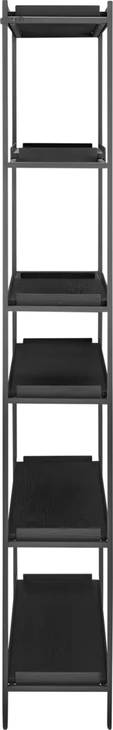 Leopardcast II Black Bookcase - Thumbnail - Image 3
