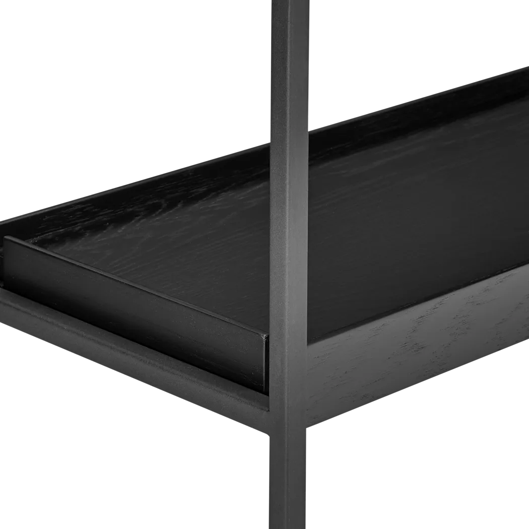 Leopardcast II Black Bookcase - Thumbnail - Image 5
