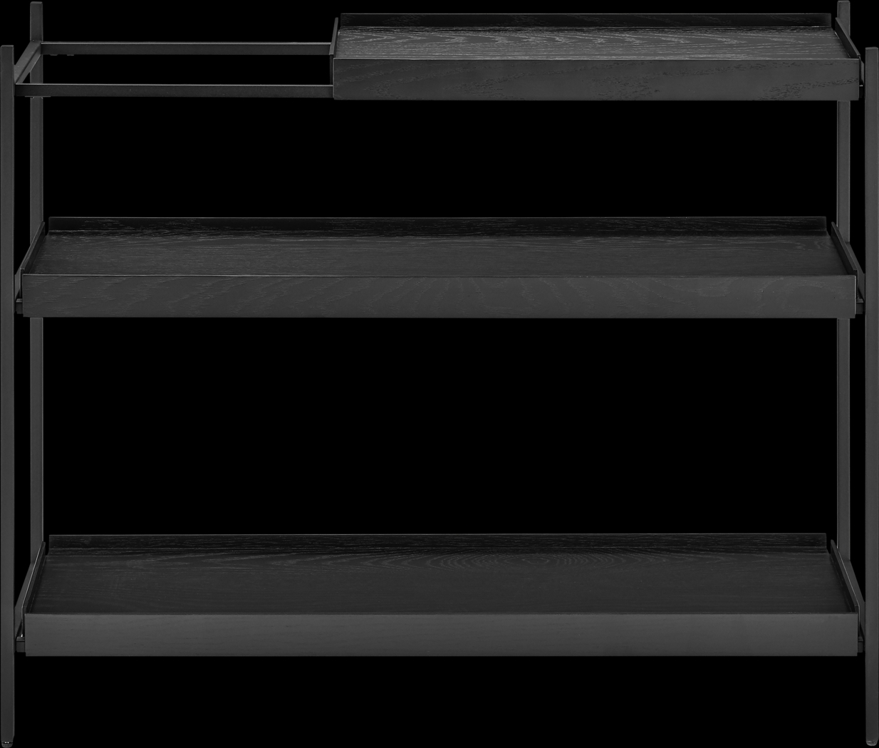 Leopardcast III Black Bookcase - Thumbnail - Image 4