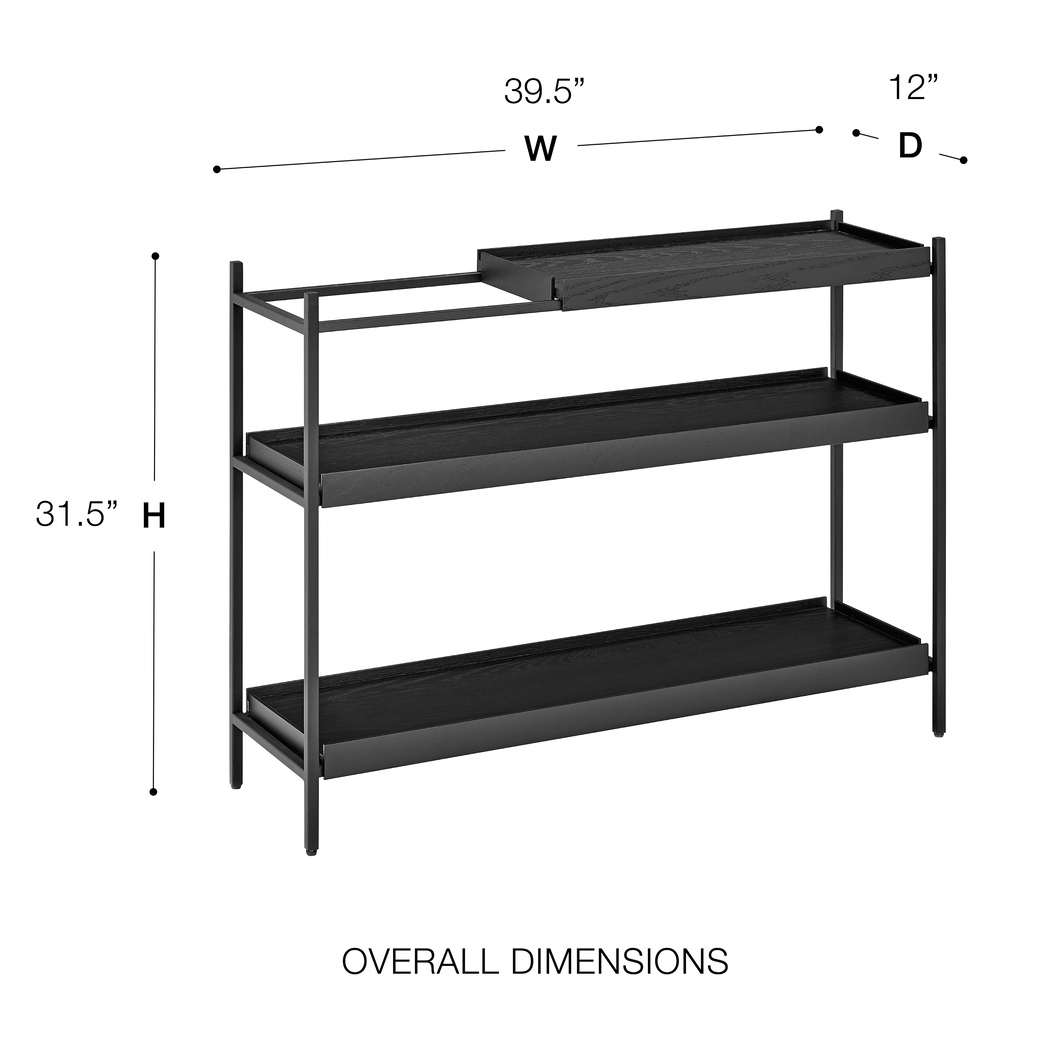 Leopardcast III Black Bookcase - Thumbnail - Image 7