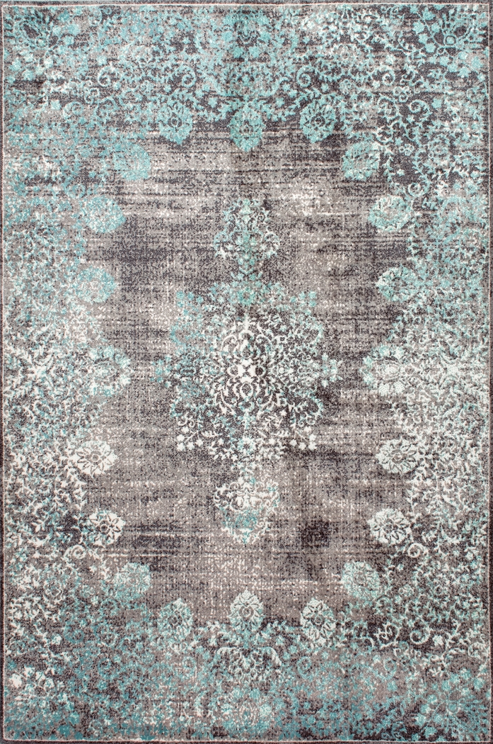 Leoris Blue 5' x 8' Rug - Thumbnail - Image 1