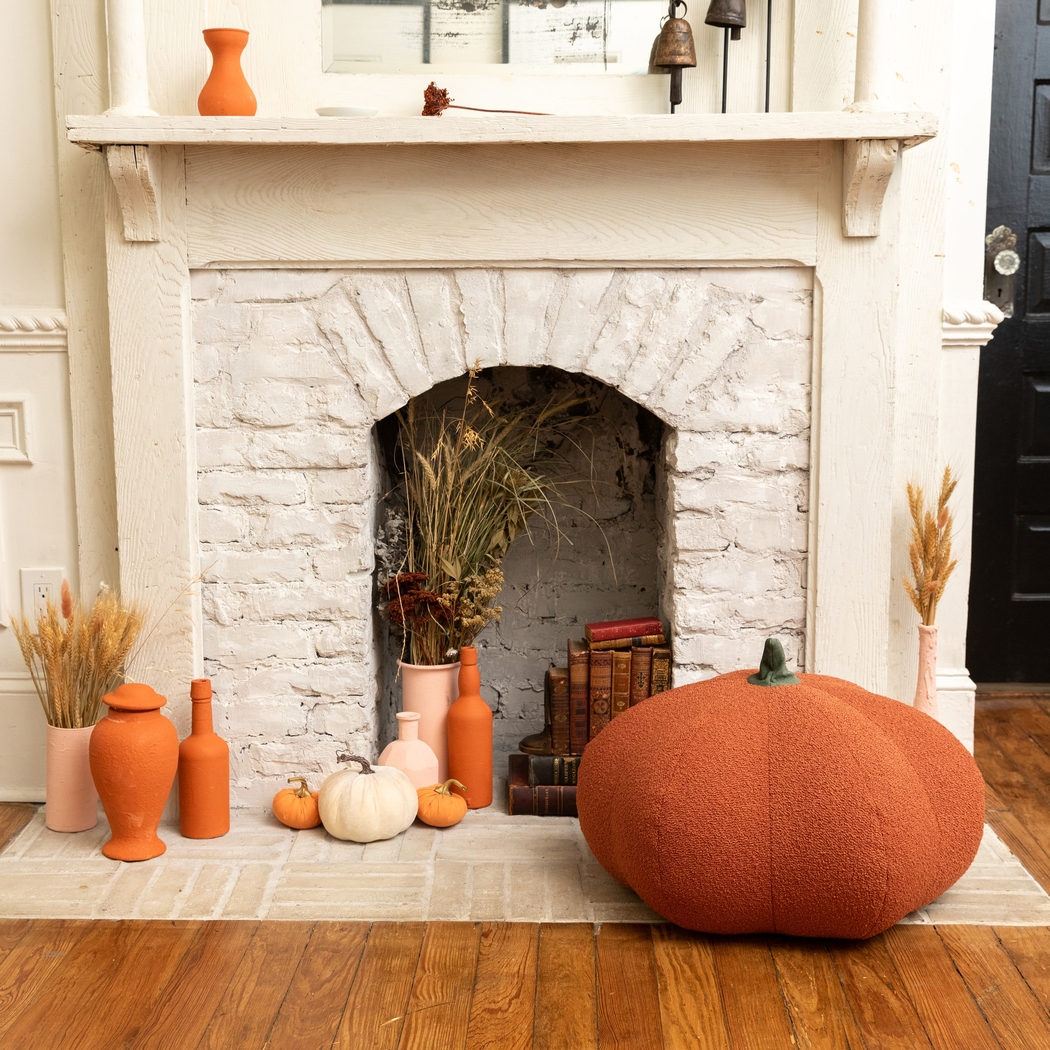 Leoze I Orange Ottoman - Thumbnail - Image 3