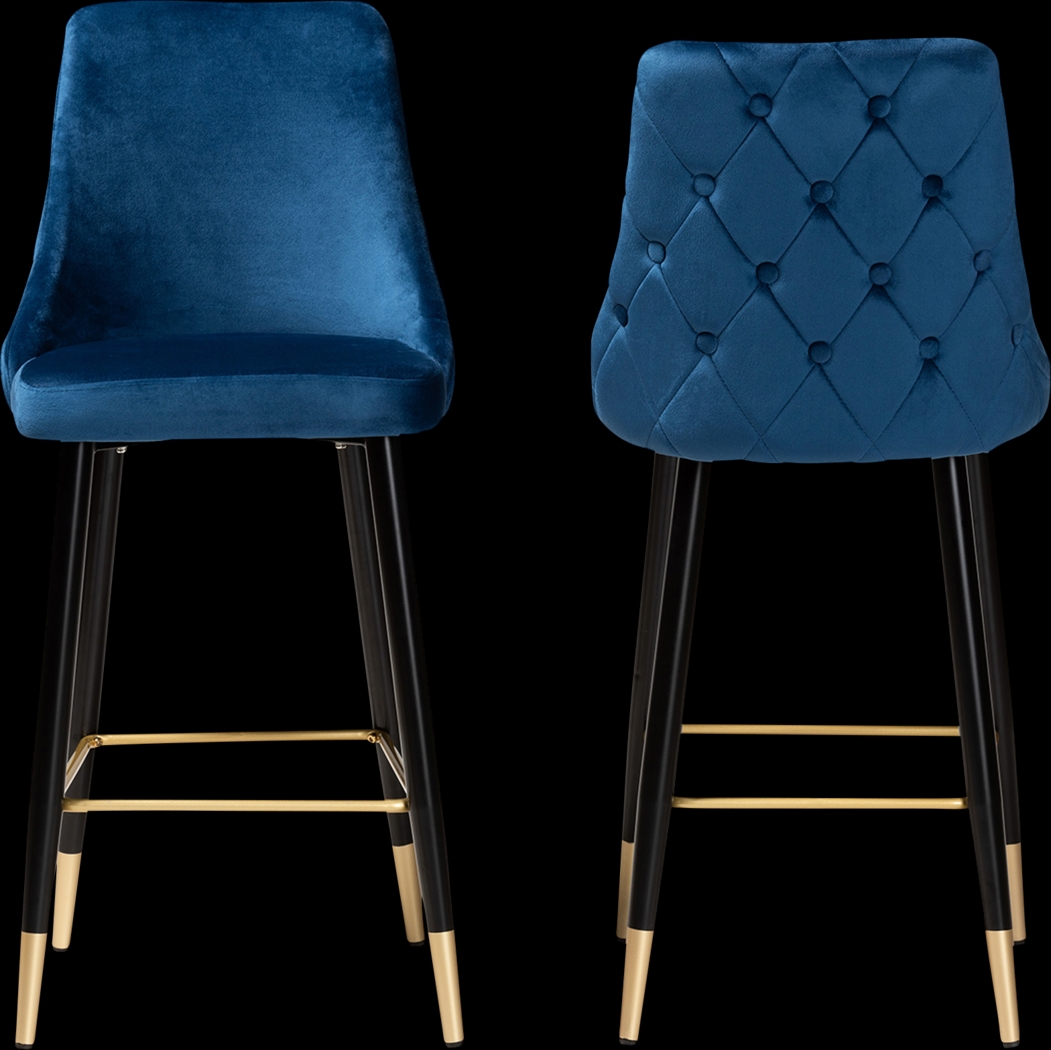 Lepak Blue Barstool, Set of 2 - Thumbnail - Image 4