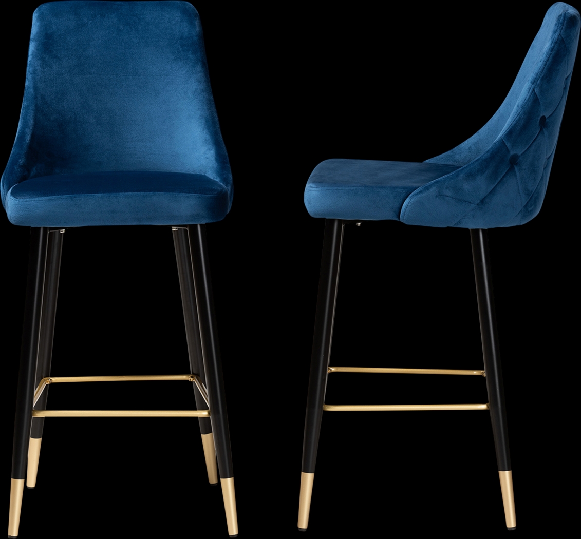 Lepak Blue Barstool, Set of 2 - Thumbnail - Image 5