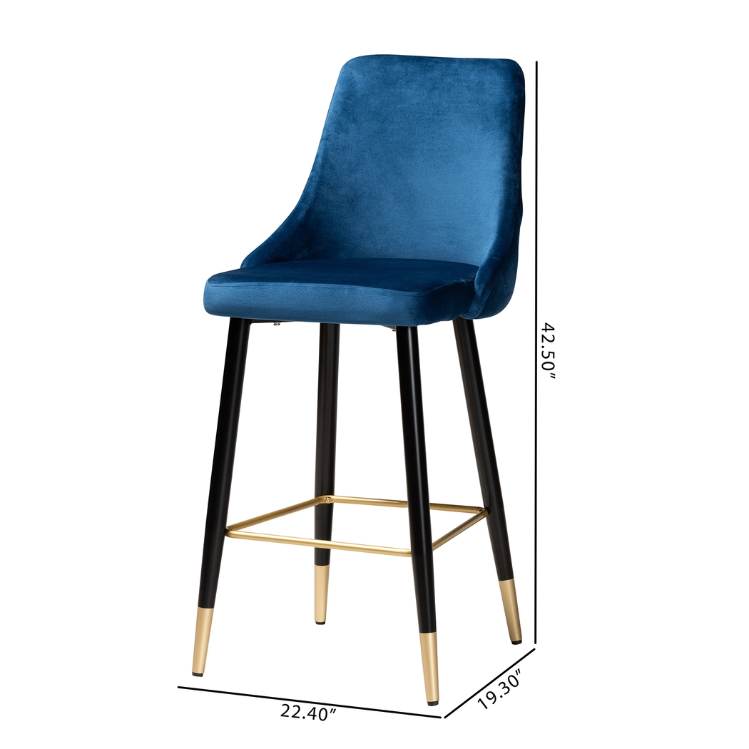 Lepak Blue Barstool, Set of 2 - Thumbnail - Image 10