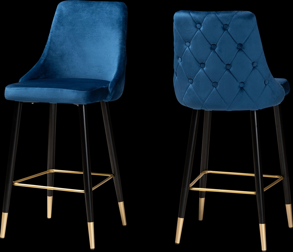 Lepak Blue Barstool, Set of 2 - Thumbnail - Image 1