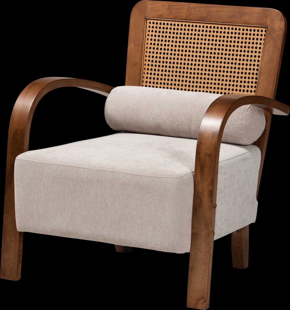 Leraleigh Walnut Accent Chair - Thumbnail - Image 1