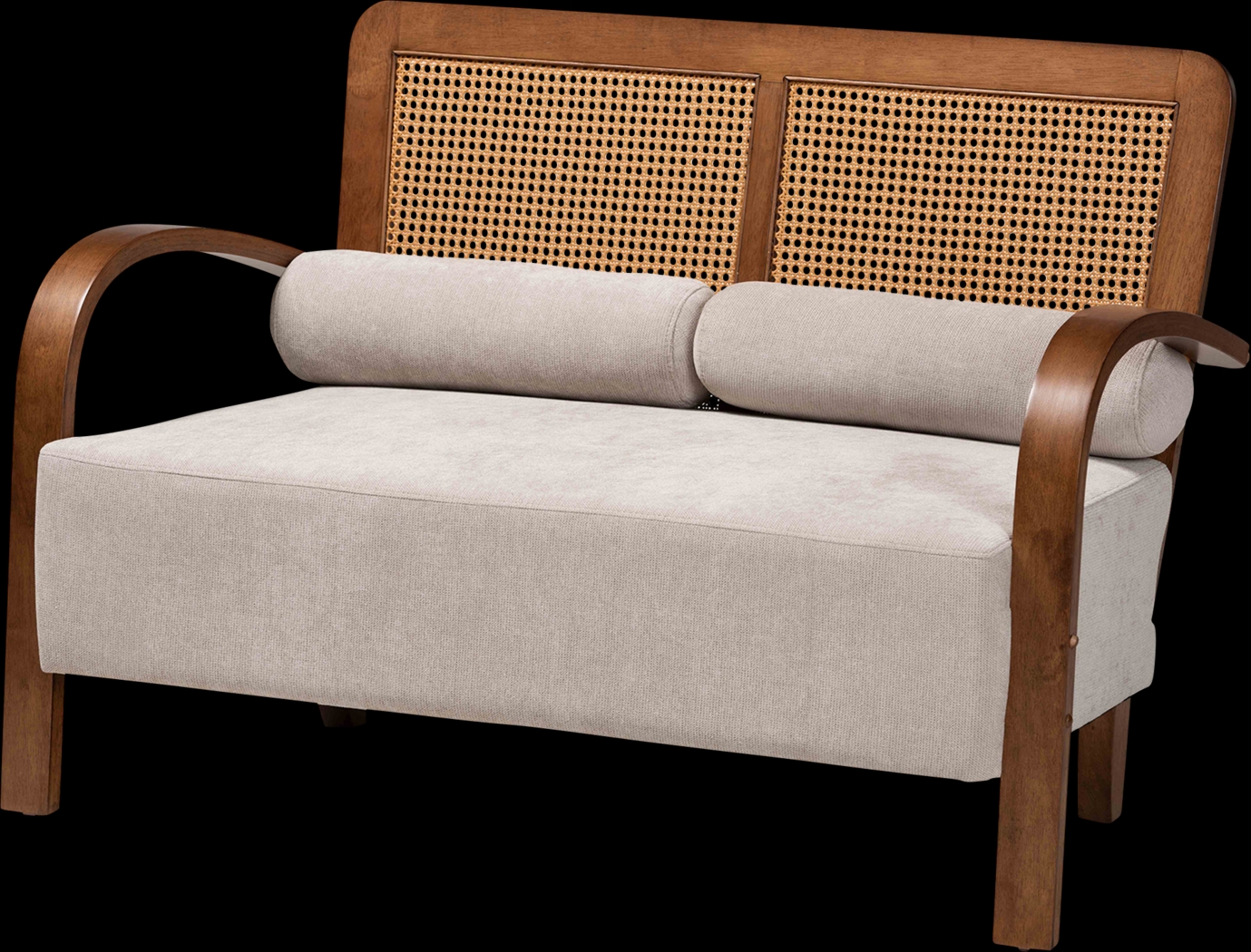 Leraleigh Walnut Loveseat - Thumbnail - Image 1