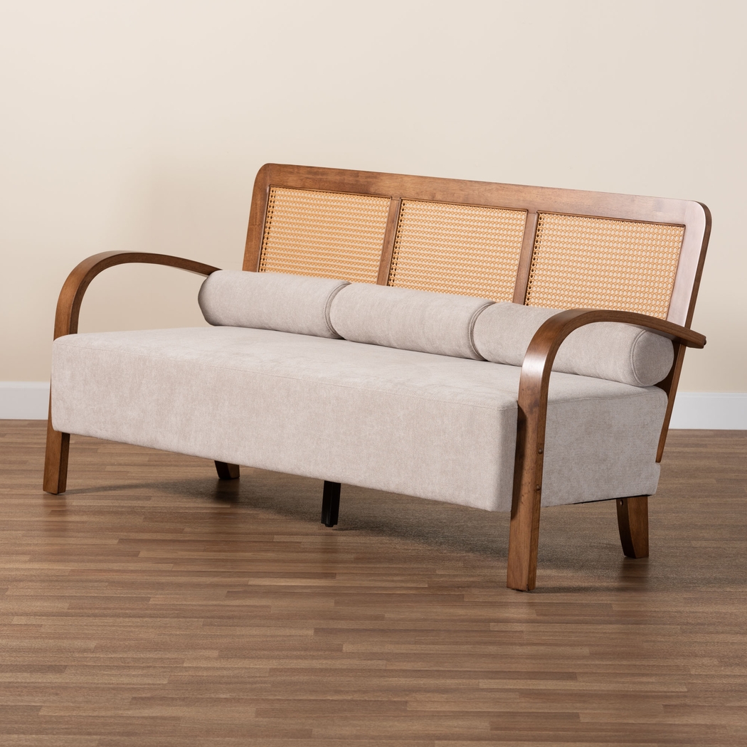 Leraleigh Walnut Sofa - Thumbnail - Image 9