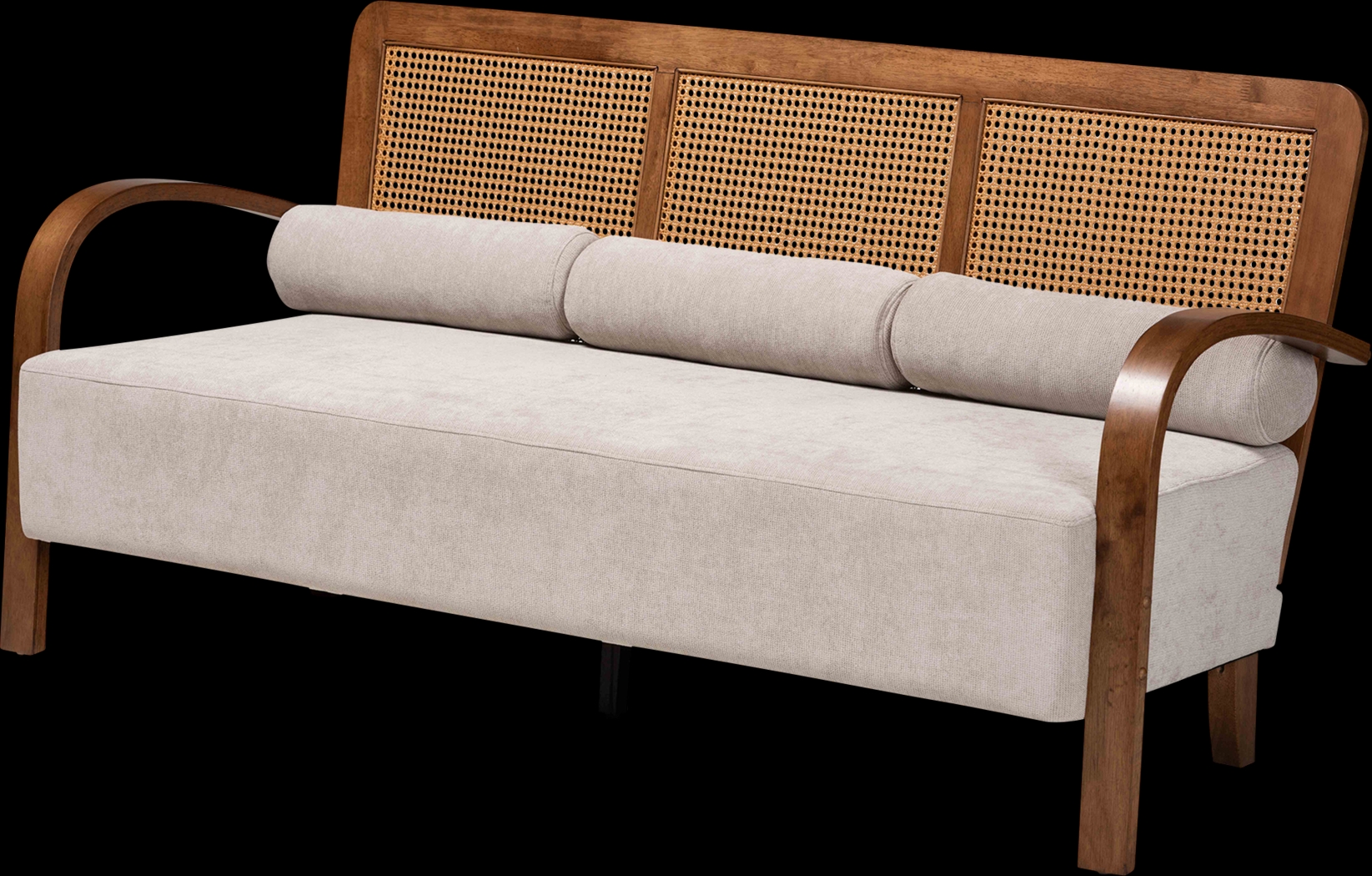 Leraleigh Walnut Sofa - Thumbnail - Image 1